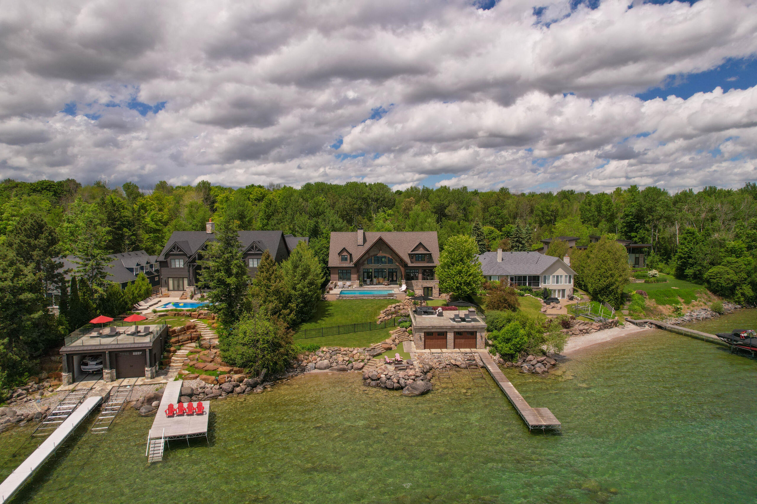 Cottage from the water view Cottage from the water view
